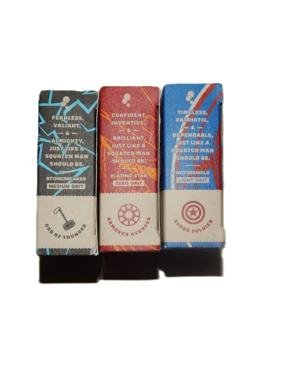 3 Dr Squatch - Divine Storm - Stark Cleanse - Liberty Lather 5oz Soaps